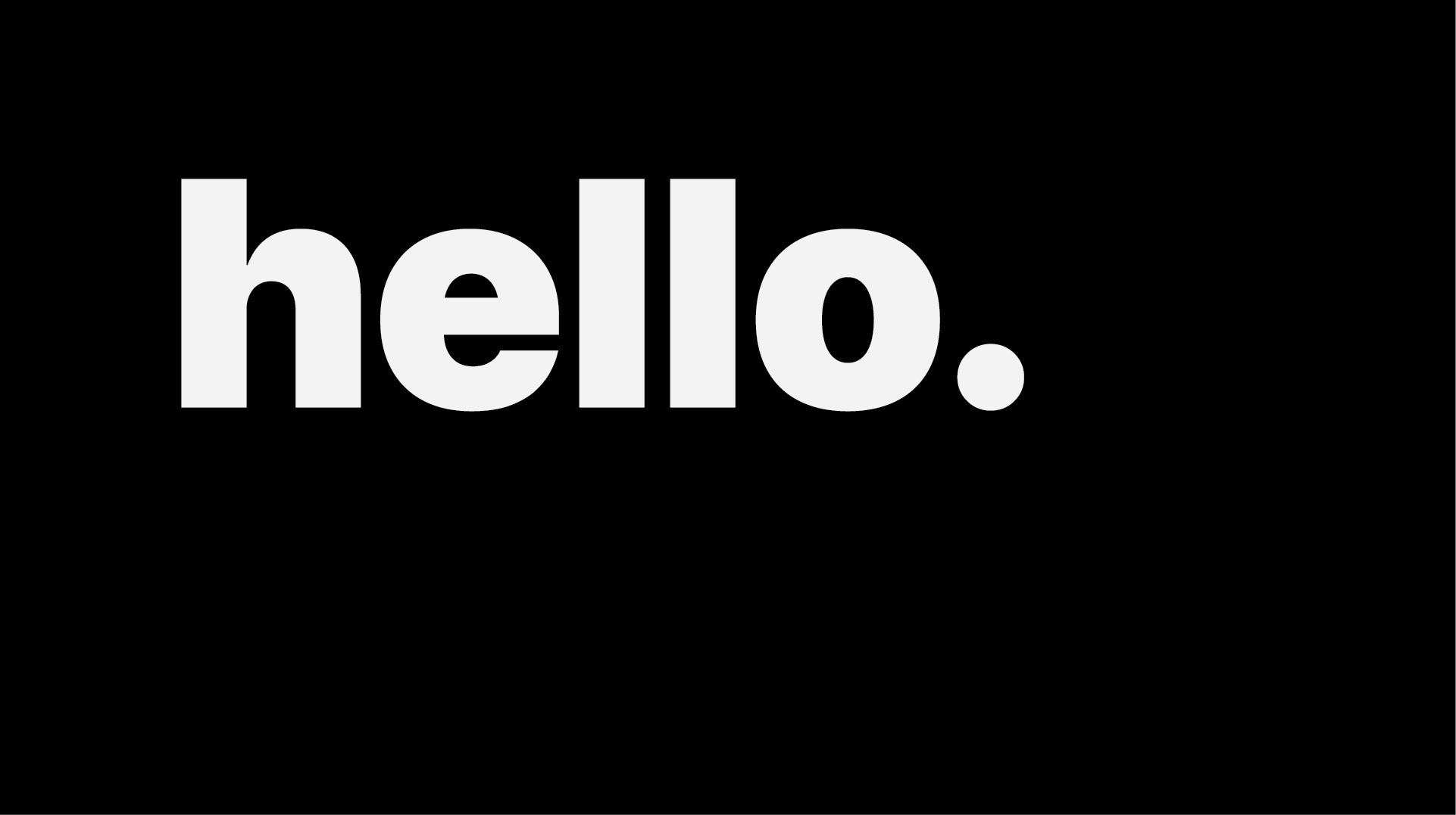 hello card